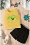 Brazil Printed Shorts Tee Unisex Children's Set