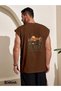Desert Printed Sleeveless T-Shirt