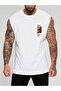 Beach Summer Printed Sleeveless T-Shirt