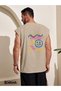Deeper Stay Printed Sleeveless T-Shirt
