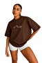 Mountain Printed Women's Oversize Unisex T-Shirt