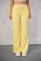 Women's Seersucker Waist Gucci Elastic Wide Leg Summer Pants - 5