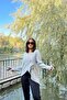 Women's Gray Asymmetric Cut Buttoned Loose Cardigan Blouse - 6