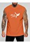 Football Player Printed Sleeveless T-Shirt