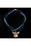Hematite Onyx Crystal Three Row Energy Protection Necklace from Mind and Evil Eye - 2