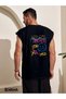 Deeper Stay Printed Sleeveless T-Shirt