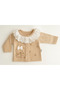 Newborn Lace Collar Baby Girl 5 Piece Hospital Release Boxed Set - 5