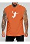 Basketball Character Printed Sleeveless T-Shirt