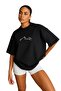 Mountain Printed Women's Oversize Unisex T-Shirt