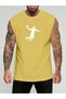 Basketball Character Printed Sleeveless T-Shirt