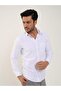 Men's Regular Fit Long Sleeve White Shirt - 2