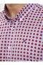 Men's Slim Fit Long Sleeve Red Shirt - 6
