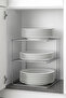 Plate Rack 2-Tier In-Cabinet Plate Kitchen And Countertop Organizer Shelf - 4