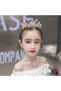Butterfly Pearl Zircon Stone Girl's Princess Crown Gold- Tiara Birthday Party Crown Hair Band Buckle - 6
