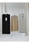Women's Set of 3 Ecru Black Beige Front Chiffon Detailed Sleeveless Underwear Tunic 10270