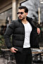 New Season Unisex Black Puffer Coat - 3