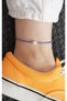 Miyuki Dizi Single Row Minimal Anklet with Real Freshwater Pearl (Zethin Tree Anklet) - 3