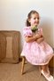 Pink Baby Collar Lace Patterned Short Sleeve Baby Girl & Girl Dress - Rose - 5