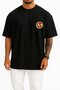 Oversize Tcg Gökçeada F-494 Unisex T-Shirt with Pocket and Back Design