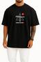 Oversize Eurofighter Typoon Turkish Chest Design Unisex T-Shirt