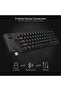 Compact RGB Mechanical Gaming Keyboard, Wireless Bluetooth 2.4GHz Wired, 3 Modes, 61 Keys with Hot-S - 2