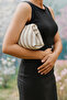 Striped Canvas Fabric Lined Scholarship Clutch Bag – Daily, Night, Beach and Makeup Bag Use - 5