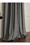 Lorenzo Linen Bearded Fon Curtain Gray - 2