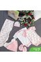 Organic Baby Gift Set of 7 Rompers, Swaddle, Bibs, Hat, Mitten Set – for 3-6 Months - 4