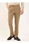 Men's Regular Fit Camel Pants - 4