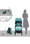 Travel-Lite Stroller - Sea Blue - 5