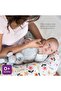 Portable Nursing Breast Feeding Baby Support Pillow Cushion With Washable Zippered Cover-Flower - 8