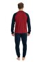 U.S. Polo Assn. 18838 Men's Long Sleeve Elastic Leg Waffle Fabric Comfortable Home Wear-Burgundy - 2