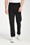 Black Comfortable Fit Classic Leg Sweatpants with Zipper Pockets - O2-5009 - 5