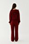 Stripe Detailed Modal Mixed Hooded Women's Tracksuit Set - 3