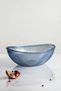 Acrylic Baroque Navy Blue Large Oval Fruit & Salad Bowl & Mixing Bowl / 3.3 Lt (NOT GLASS) - 4