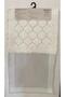 Cotton Pasta Tufting 2-Piece Toilet Seat Set, Bathroom Set, Bath Mat Set, Seashell, Cream (Beige) - 4