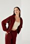 Stripe Detailed Modal Mixed Hooded Women's Tracksuit Set - 5
