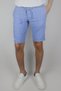 Men's, Waist Lace-up, Striped, Double Leg, Cotton Linen Shorts