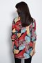 Women's Multi-Colored Classic Collar Long Sleeve Floral Patterned Multi-Colored Regular-Fit Standard Size Shirt - 5