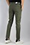 Men's Winter Khaki Belt Label Detailed Trousers - 4