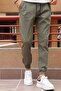 Flexible Gabardine Fabric, Trousers with Elastic Waist and Legs - 3