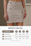 High Waist Leopard Print Mini Skirt - 2