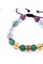 Certified Natural Stone Bracelet-citrine,aventerun,fluorite B560 - 5