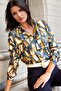 Indigo Geometric Print, Regular Fit Shirt