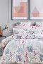 Reversible Double Duvet Cover Set with Elastic Bed Sheet Rosa - 5
