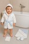 Filli Bathrobe Set Organic Newborn Baby Boy Towel Bathrobe Set Organic - Baby Birth Gift