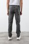 Men's Lycra Straight Fit Jean Trousers Gray Straight Leg - 7