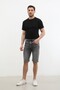 Men's Lycra Lace-Up Jean Shorts - 4