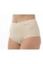 2-Piece Laser Cut Panties Stitch-Free Panties High Waist Panties Shaping / Sculpting Ghost Panties Black-Tan Bato - 3