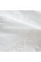Paye Double Duvet Cover Set 100% Organic Cotton Percal Embroidered Lace Cream 200X220 cm - 6